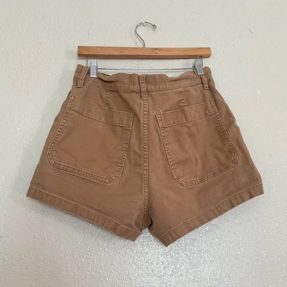 Madewell Perfect Vintage Fatigue Shorts in Camel - Picture 3 of 7